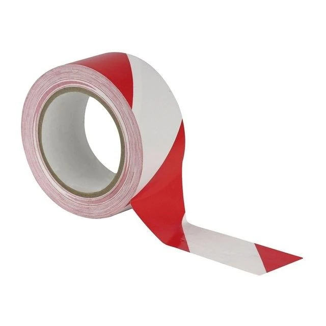 Barrier Tape 75mm x 100m x 50mic (Red & White)